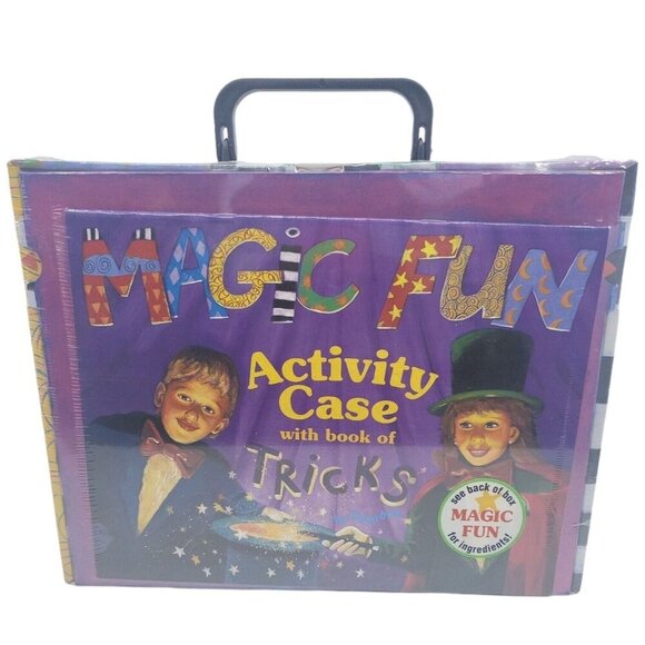 Magic Fun Activity Case w/ Book of Tricks Imagine Learn Play Dice Wand Magician - Picture 2 of 11